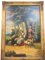 19th Century Trumeau with Romantic Scene in Golden Wood 2