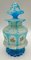 Antique Opaline Glass Perfume Bottle with Double Lid, Image 7