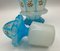Antique Opaline Glass Perfume Bottle with Double Lid, Image 4