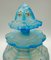 Antique Opaline Glass Perfume Bottle with Double Lid, Image 9