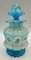 Antique Opaline Glass Perfume Bottle with Double Lid, Image 6
