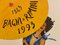 Original Vintage Rimini Bagni Offset Lithograph Poster by René Gruau, 1993, Image 5