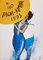 Original Vintage Rimini Bagni Offset Lithograph Poster by René Gruau, 1993, Image 1
