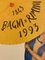 Original Vintage Rimini Bagni Offset Lithograph Poster by René Gruau, 1993, Image 12