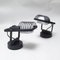 Black Sintesi Wall Lights by Ernesto Gismondi for Artemide, 1970s, Set of 2 1