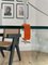 Vintage Space Age Desk Lamp in Orange & Chrome attributed to Stanislav Indra, 1970s 2