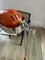 Vintage Space Age Desk Lamp in Orange & Chrome attributed to Stanislav Indra, 1970s 5