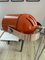 Vintage Space Age Desk Lamp in Orange & Chrome attributed to Stanislav Indra, 1970s 7