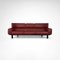 Bull 3-Seater Sofa in Red Leather by Gianfranco Frattini for Cassina, 1987 9