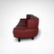 Bull 3-Seater Sofa in Red Leather by Gianfranco Frattini for Cassina, 1987 3