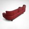 Bull 3-Seater Sofa in Red Leather by Gianfranco Frattini for Cassina, 1987 12