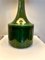Vintage Art Ceramic Lamp in Forest Green, 1960s, Image 4