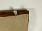 Brutalist Polish Leather Framed Mirror, 1970s, Image 7