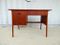 Skandinavischer Vintage Teak Furnier Schreibtisch 1