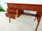 Skandinavischer Vintage Teak Furnier Schreibtisch 4