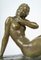 Sculpture of Nude Woman in Bronze and Marble by Cipriani, 1930s, Image 8