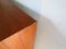 Credenza vintage impiallacciata in teak di H.P. Hansen, Immagine 9