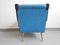 Fauteuil Vintage Mid-Century en Laine et Laiton dans le Style de Marco Zanuso, 1950s 17