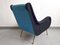 Fauteuil Vintage Mid-Century en Laine et Laiton dans le Style de Marco Zanuso, 1950s 11