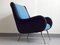 Fauteuil Vintage Mid-Century en Laine et Laiton dans le Style de Marco Zanuso, 1950s 14