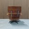 Set of Vitra Eames Lounge Chair and Ottoman in Cognac Leather by Charles and Ray Eames for Vitra, Image 4
