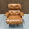 Set of Vitra Eames Lounge Chair and Ottoman in Cognac Leather by Charles and Ray Eames for Vitra, Image 6