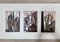 Glazed Ceramic Art Relief-Like Wall Panels with Plant Motifs from Ruscha Keramik, West Germany 1960s, Set of 3 1