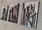Glazed Ceramic Art Relief-Like Wall Panels with Plant Motifs from Ruscha Keramik, West Germany 1960s, Set of 3 19