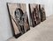 Glazed Ceramic Art Relief-Like Wall Panels with Plant Motifs from Ruscha Keramik, West Germany 1960s, Set of 3 3