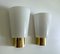 Vintage Glas Wandleuchten von Limburg, 2er Set 2