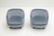 Eisblaues Mohair Sessel Set, Italien, 1950er 1