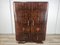 Französisches Art Deco Sideboard mit Zwei Türen aus Mahagoni Root, 1930 2
