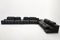 Camaleonda Sofa in Black Leather by Mario Bellini for B&B Italia, 1980s, Set of 12 8