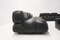 Canapé Camaleonda en Cuir Noir par Mario Bellini pour B&B Italia, 1980s, Set de 12 6