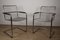 Set de Fauteuils Vintage en Métal Chromé, 1970s 1