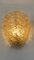 Murano Applikationen mit Gold von Seguso, 1960, 2er Set 2