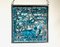 French Hand-Painted Stained Glass Hanging Window Panel, 1950s 7