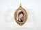 Colgante francés vintage de oro de 18 k y esmalte, 1900, Imagen 9