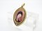 Colgante francés vintage de oro de 18 k y esmalte, 1900, Imagen 15