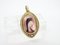 Colgante francés vintage de oro de 18 k y esmalte, 1900, Imagen 14