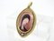 Colgante francés vintage de oro de 18 k y esmalte, 1900, Imagen 8