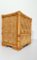 Vintage Italian Riviera Nightstands in Rattan and Fir Wood, 1970s, Set of 2 9