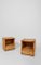 Vintage Italian Riviera Nightstands in Rattan and Fir Wood, 1970s, Set of 2 5