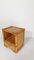 Vintage Italian Riviera Nightstands in Rattan and Fir Wood, 1970s, Set of 2 15