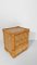 Vintage Italian Riviera Nightstands in Rattan and Fir Wood, 1970s, Set of 2 17