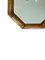 Mid-Century Modern Italian Octagonal Bamboo Framed Mirrors 3