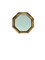 Mid-Century Modern Italian Octagonal Bamboo Framed Mirrors 1