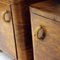 Vintage Art Deco Nachttische aus Nussholz, 1930er, 2er Set 14