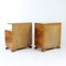 Vintage Art Deco Nachttische aus Nussholz, 1930er, 2er Set 13