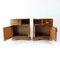 Vintage Art Deco Nachttische aus Nussholz, 1930er, 2er Set 18